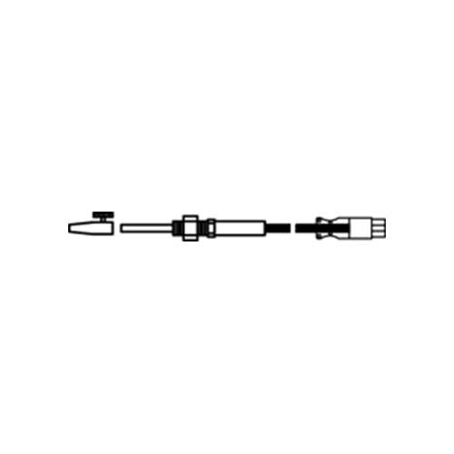 Viessmann Abgastemperatursensor (NTC 20 kOhm) 7452531 für Heizungs- und Brennersysteme, NTC 20 kOhm, 100 mm, 3,5 m Anschlussleitung