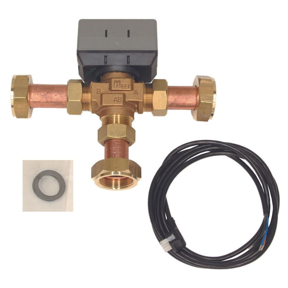 Vaillant 3-Wege-Umschaltventil Anschluss wahlweise R 1 oder G 1 1/4, 230 V, für Vaillant Speicherlösungen, 230 V Ansteuerung