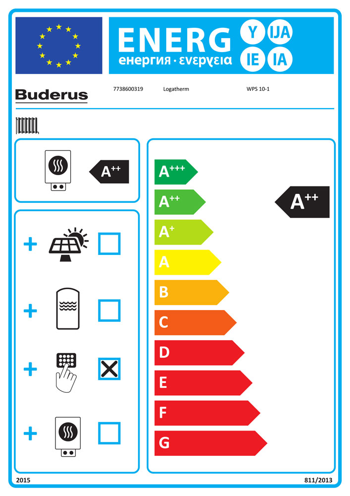 Buderus Logatherm WPS 10-1 Sole-Wasser-Wärmepumpe 10,4 kW