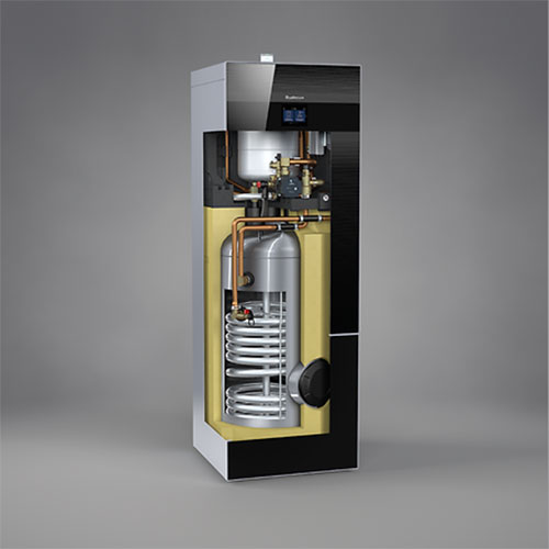 Buderus Luft-Wasser-Wärmepumpe Logatherm WLW186i-12 T180 Inneneinheit, schwarz