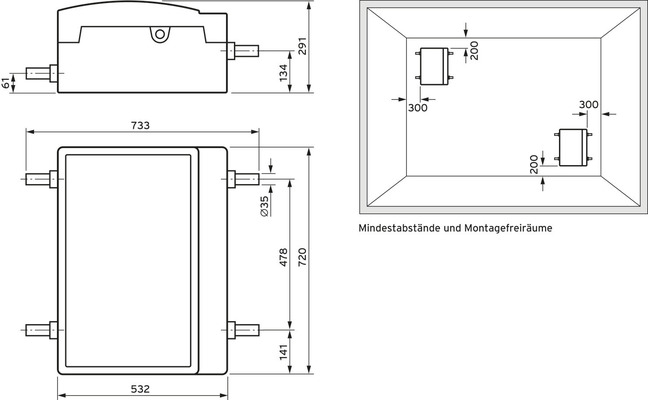 Vaillant flexoTHERM exclusive VWF 87/4 mit fluoCOLLECT, Wärmepumpe Wasser/Wasser 0010030880