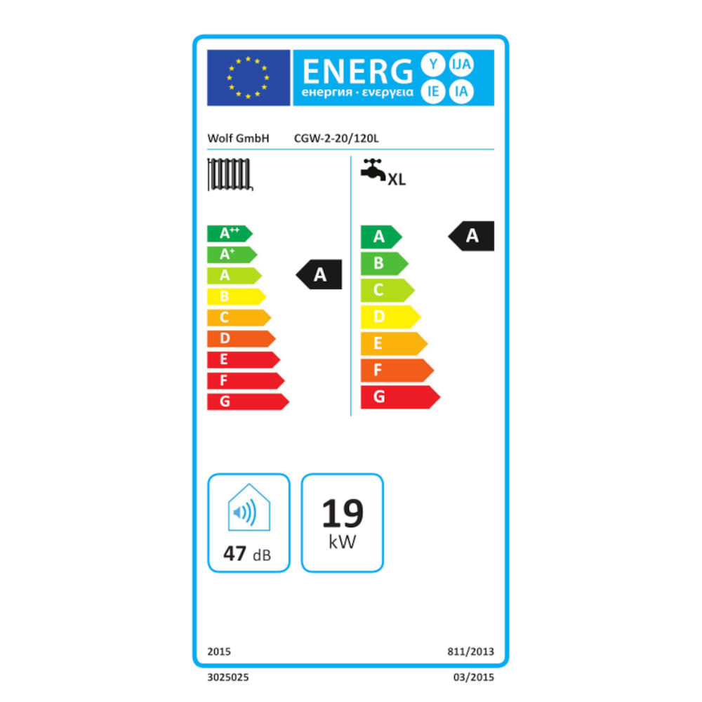 Wolf CGW-2-20/120 20kW Gas-Brennwert-Zentrale, Gas-Brennwerttherme 8615020