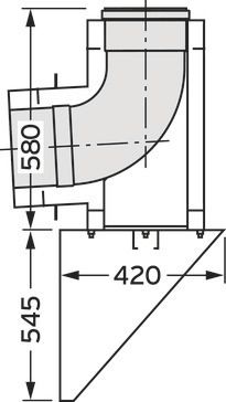 Vaillant Außenwandanschluss konzentrisch Ø 300/200 Edelstahl/PP 0020095574