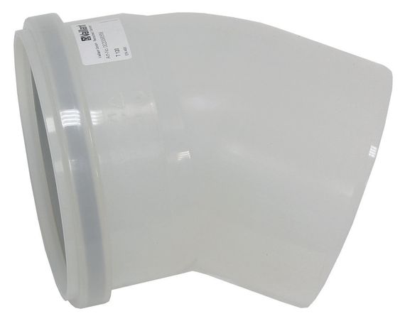 Vaillant Bogen 30° Ø 160 PP 0020095558, DN160-Komponente, Polypropylen, 30 Grad Winkel, für Abgassysteme und Abgänge