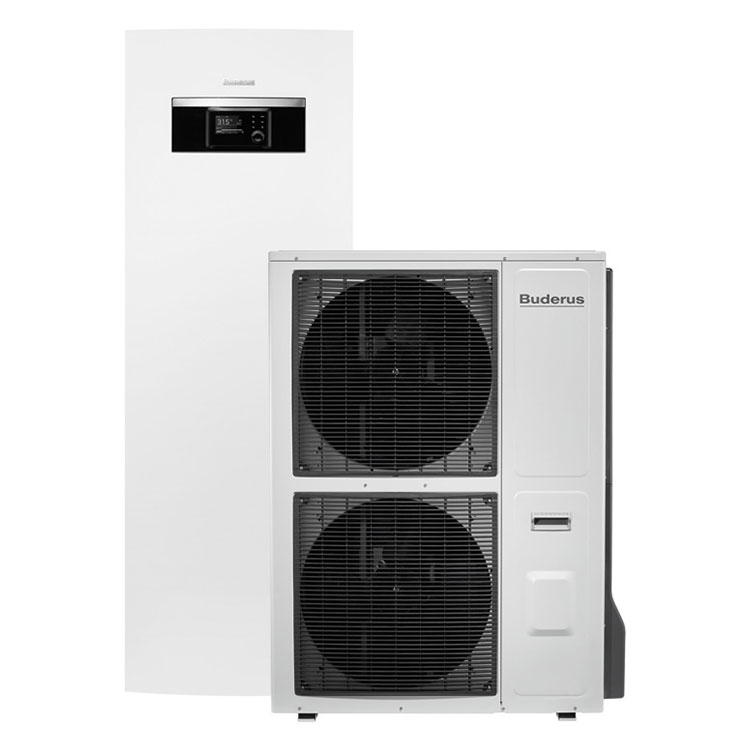 Buderus Luft-Wasser-Wärmepumpe Logaplus-Paket WP-SP1 WLW-10 SP AR P3, WLW166-14 T190