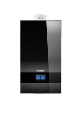 Buderus Gas-Brennwerttherme Logamax plus GB182i.2-25 H, W42, Speicher S160.5 S-B, schwarz 7739621369