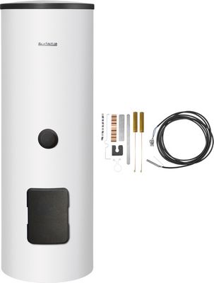 Buderus Bivalenter Warmwasserspeicher SM310.5 EW-B, 300 Liter, Fühler-Set, weiß 7739622806