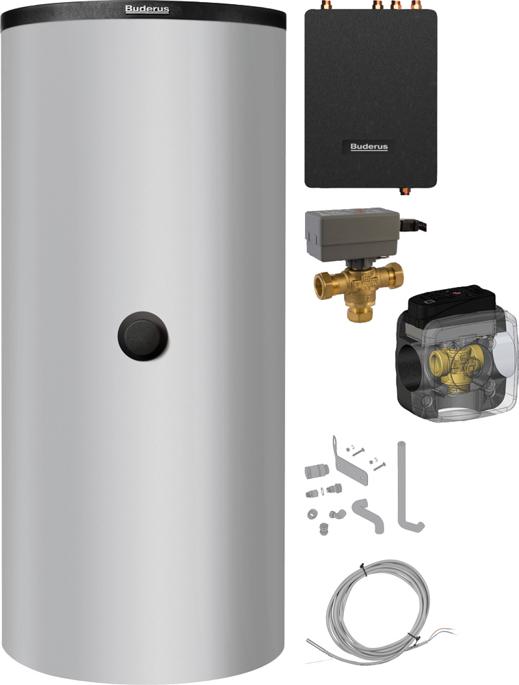 Buderus SP6, 750 Liter Pufferspeicher Logalux PRZ750.6 ES-B, inkl. Frischwasserstation FS20/2, 743 Liter, 7739619577
