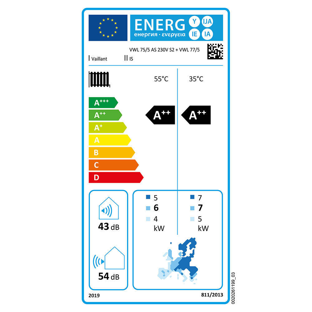 0020273185_05 Vaillant aroTHERM Split VWL 75/5 AS mit Hydraulikstation Luft/Wasser Heizungswärmepumpe