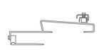 Vaillant Kollektormontage-Set 9.038, 4x VFK 145 / 155 H 2-reihig auf Pfanne 0020145235