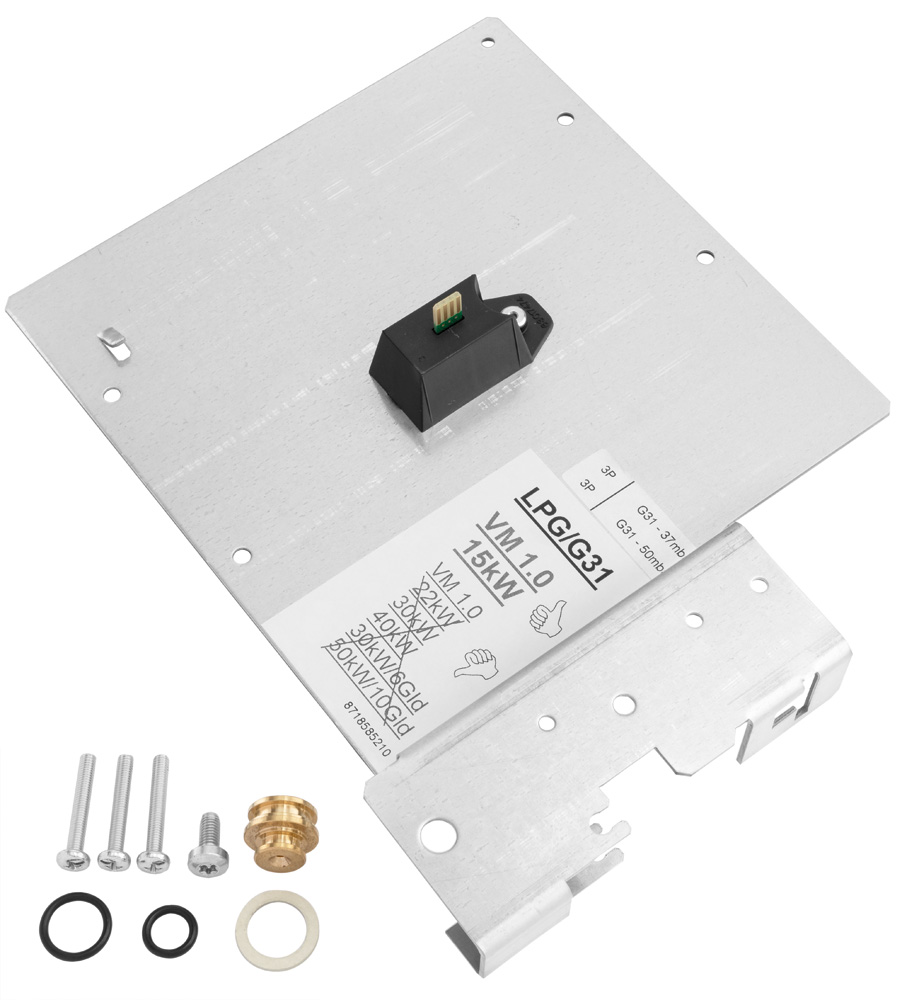 Buderus Umstellset von Erdgas auf Flüssiggas für Logano plus KB195i-22 U 7736605972, nachrüstbares Zubehörpaket