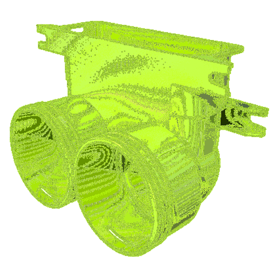 Wolf CWL Winkeladapter 2x rund DN 75 auf 1x Flachkanal 50x140 2577594