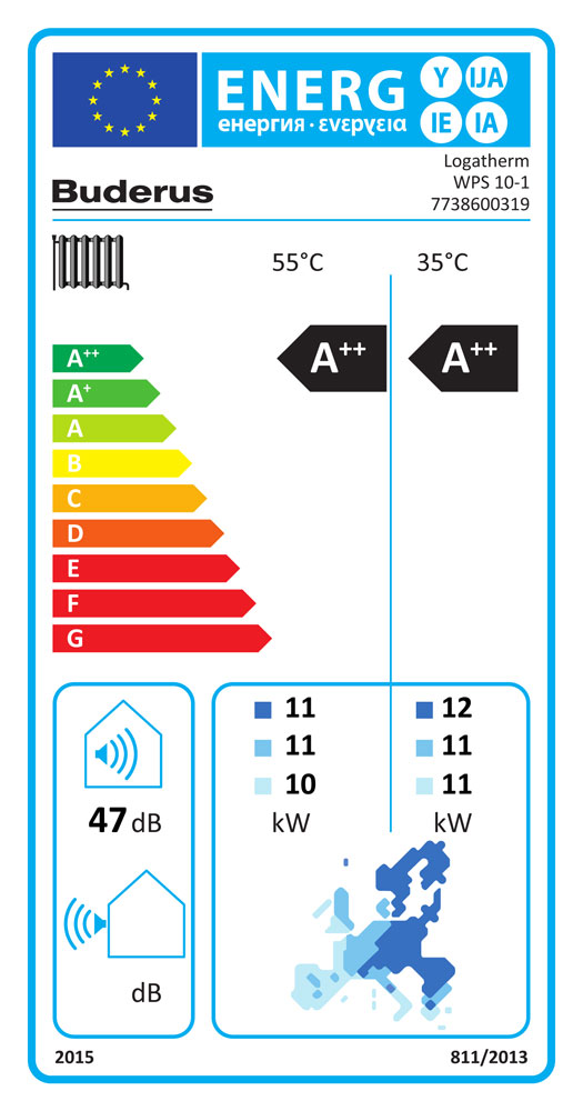 Buderus Logatherm WPS 10-1 Sole-Wasser-Wärmepumpe 10,4 kW