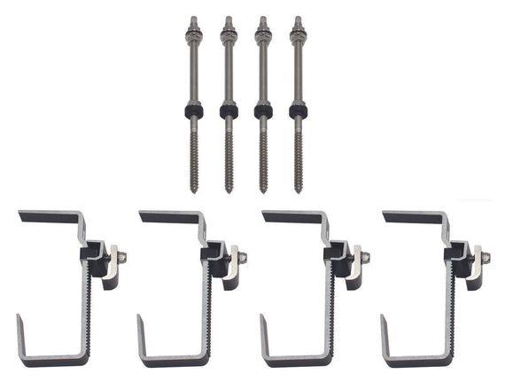 Vaillant Dachankerset (4 Stck) Typ Stockschraube, Kollektormontage nebeneinander 0020067277, für Dächer