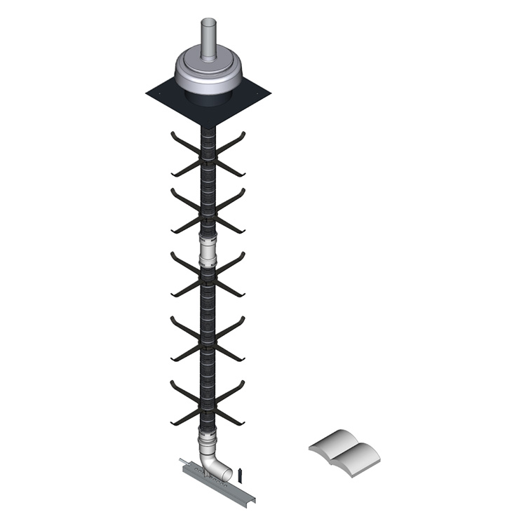 Viessmann Basispaket Schacht DN80 (Metall/PPs, flexibel), 7452179 - Industrielle Lagerung, flexibel, Edelstahl und PPs-Kunststoff