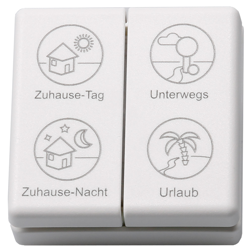 Viessmann Fernbedienung wibutler Profiltaster ZK04982, batterielos, EnOcean-Funk-Taster, für wibutler-System, verschiedene Farben