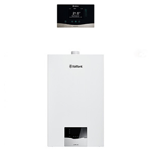 Vaillant Paket 1.146/2 ecoTEC 2er-Kaskade VC 15 CS/1-5, VRC 720/3, Zubehör 8000016551