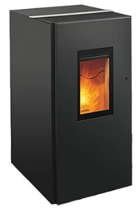 Viessmann Wodtke Pelletofen Pat water+ 8 kW, Stahl black 7327840