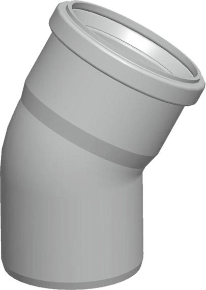 Wolf Abgasrohrbogen 30°, DN80, aus Polypropylen bis 120°C 2651506