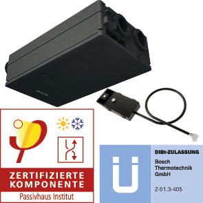 Buderus Logavent HRV156-120 K S OR zentrales Kompaktlüftungsgerät mit WRG, HS/VS-A 7739621523