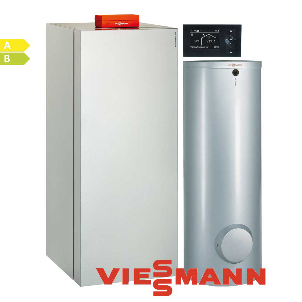 Viessmann Vitocrossal 300 CU3A374 13kW mit 160L Vitocell 100-V und Zubehör