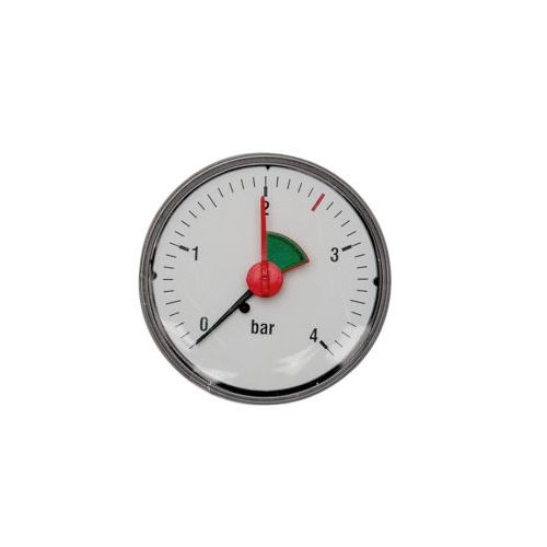 Brötje Tubra-Manometer, 1/4" Rücks., 0-4 bar