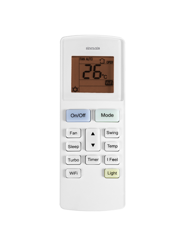 Sinclair, Ray Außengerät Inverter 3,2 kW Kühlen / 3,4 kW Heizen SOH-12BIR3