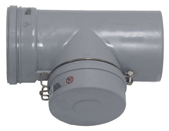 Vaillant Revisionselement Ø 130 PP 0020042764 - starre Abgasleitungen mit DN 130 - Polypropylen (PP) - Zugangs- und Inspektionskomponente