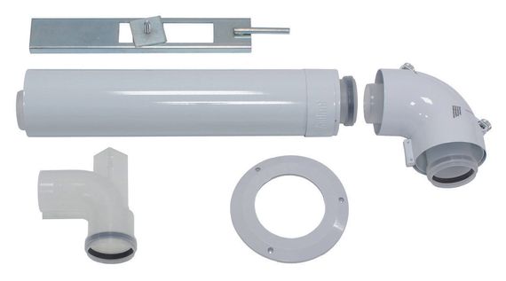 Vaillant Basis-Anschluss-Set, konzentrischer Anschluss Ø 60/100 PP, 0020077523