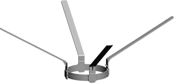 Wolf Abstandshalter DN160 aus Polypropylen bis 120°C 2651322