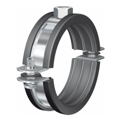 Buderus Rohrschelle 82-86 verzinkt M8/10 mit Schallschutz