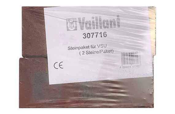 Vaillant Elektro-Speicherheizgerät VSU/5 Steinpaket (a 2 Steine) 307716 - Originalzubehör für optimale Passgenauigkeit und Kompatibilität