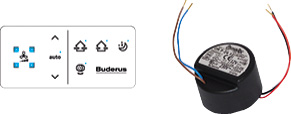 Buderus VC40H Bedieneinheit mit U-Netzteil 7735600369