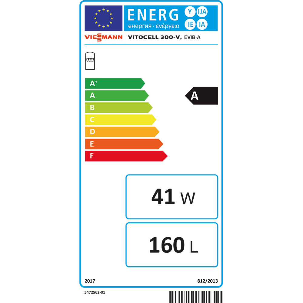 Viessmann Vitocrossal 300 CU3A379 13kW mit 160L Vitocell 300-V und Zubehör