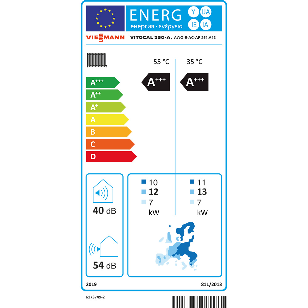 Vitocal-250-AWO-E-AC-AF_251-A13 Viessmann Vitocal 250-A AWO-E-AC-AF 251.A13 Luft/Wasser Wärmepumpe 400V Z022171