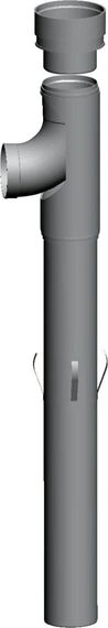 Wolf Erweiterung DN110/DN160 inkl. Stützrohr 2 m u. Abstandhalter 2651584