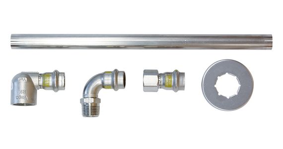 Vaillant VC/VCW/VCI Gas-Installations-Set AP/UP 0020235551, komplettes Montagepaket für gasseitige Verrohrung und Wandgeräte