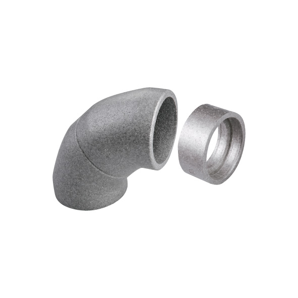 Buderus BEPP160-1 EPP-Schaumrohr, 90°-Bogen (45°), DN 160, mit Verbindungsmuffe 7738113428