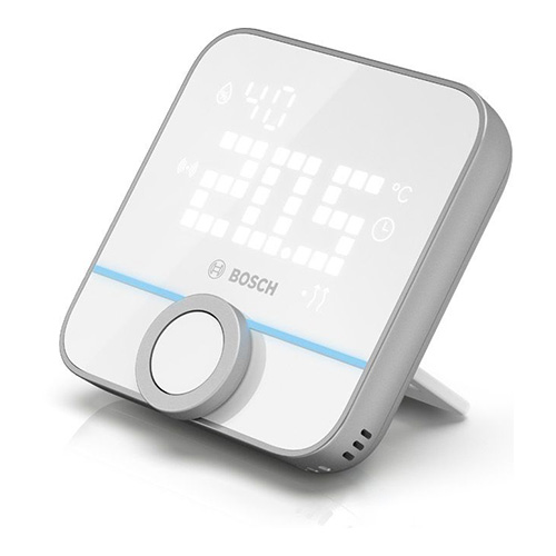 Buderus Bosch Smart Home Raumthermostat II Batterieversion 8750002414 - Zentrale Heizregelung, Smart Home Kompatibilität