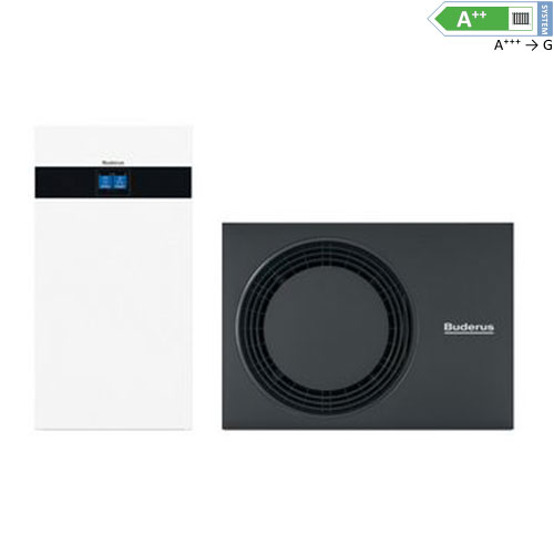 Buderus M WLW176i-7 AR TP70 Luft/Wasser-Wärmepumpe, elektrischer Zuheizer 9 kW, Funkmodul MX400 7739622567