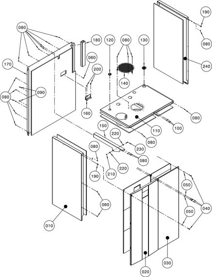 Wolf MGK-2-170 Gasbrennwertkessel 170 kW, für Erdgas E, LL und Flüssiggas P 8752242