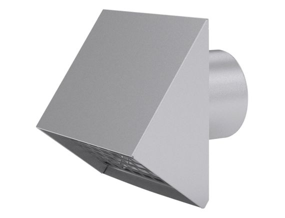 Vaillant Fassadendurchführung VAZ-G160 mit Wetterschutzgitter weißaluminium Ø 160 mm 0010031859