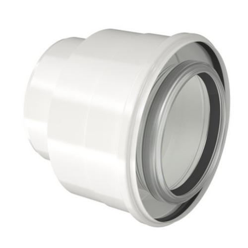 Buderus Konzentrische Aufweitung, von DN 80/125 auf DN 110/160, Adapter für Abgassysteme, Heizungs- und Lüftungsanlagen