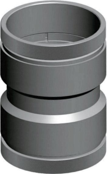 Wolf DN110 Kupplung für 2 flexible Rohre - verschiedene Farben