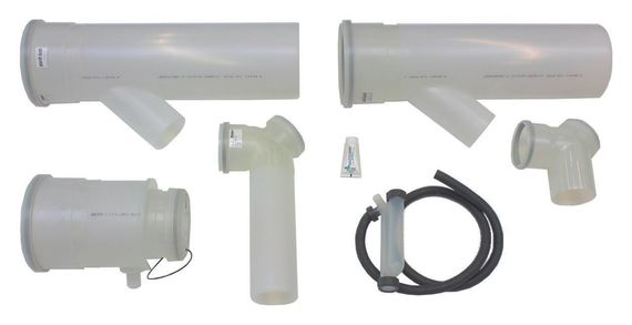 Vaillant Basis-Anschluss-Set S.1 für 2 Geräte, 2er Kaskade in Reihe Ø 160 PP 0020106412