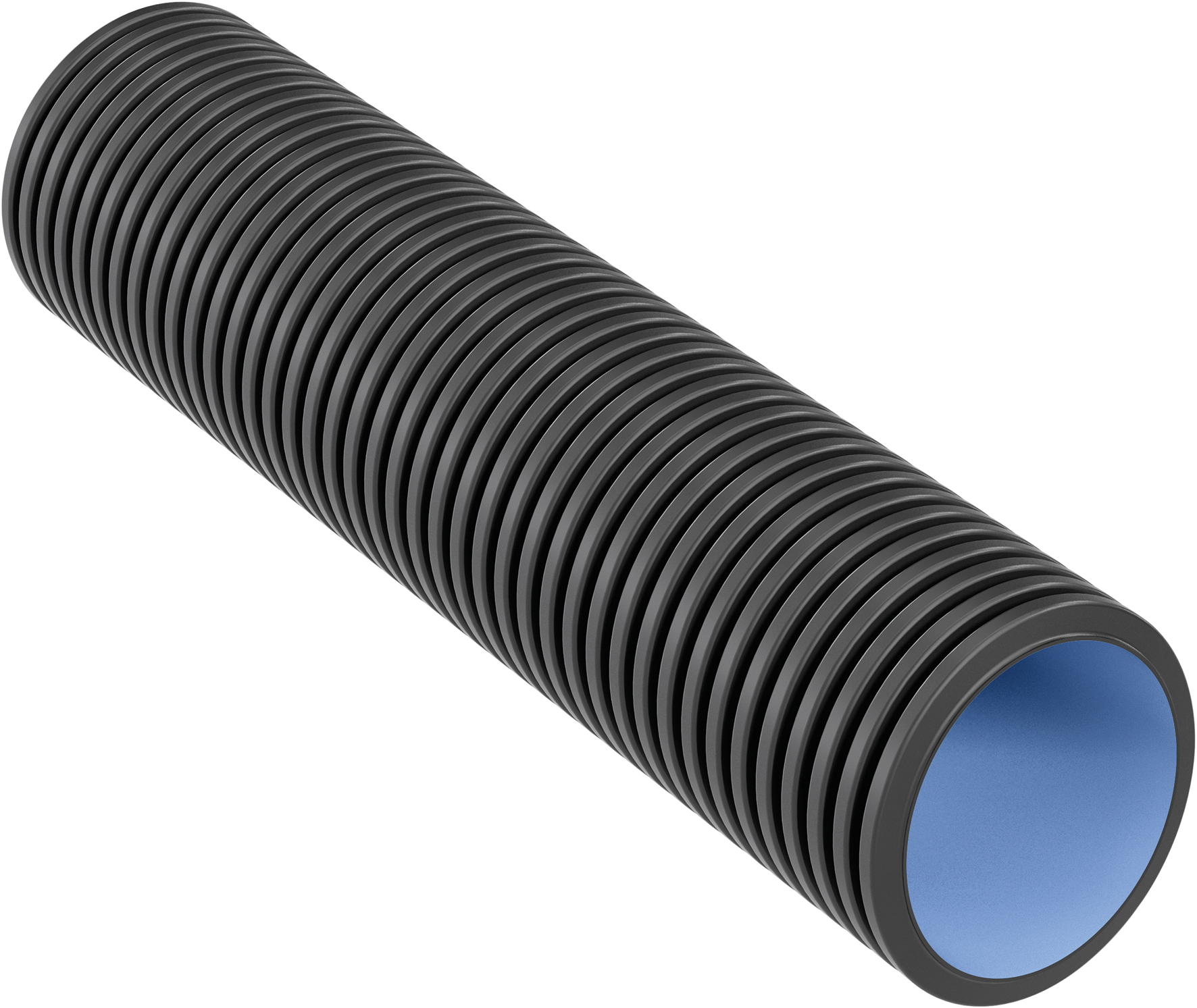 Viessmann Vitoair Rundkanal R90, DN90 mm, 25 m lang Z023110, flexibler Rundkanal aus PE für Wohnraumlüftung, PE-HD Außenlayer, antibakteriell
