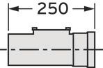 Vaillant Revisionsöffnung 0,25 m Ø 80 PP 303256