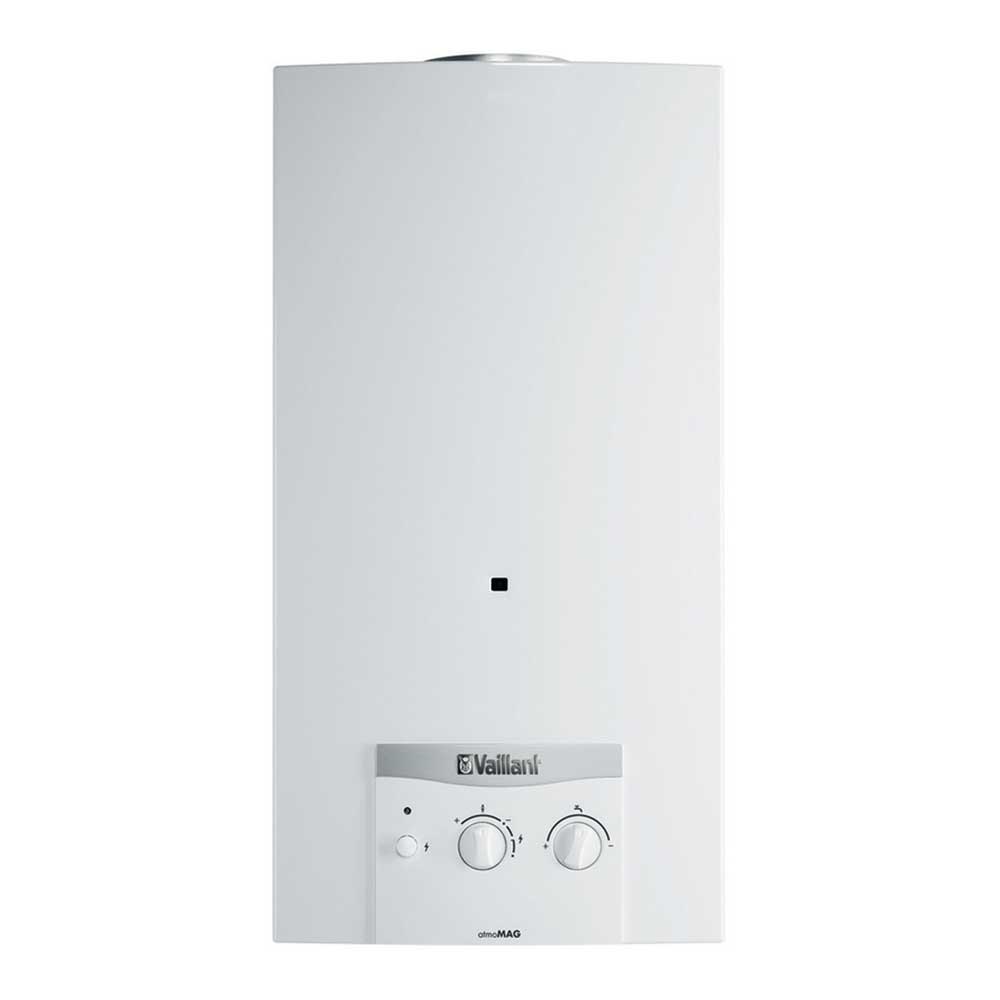 Vaillant atmoMAG MAG 114/1 G Wandhängender Gas-Durchlauferhitzer für Kamin, Erdgas E, 680 x 350 x 259 mm, 10,6 kg, Vaillant