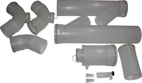 Wolf Grundbausatz MGK-2 Twin DN200/250, raumluftabhängig, für MGK-2-300, PP 2651293