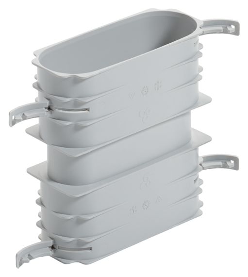Vaillant Verbindungsmuffe für Luftschlauch flach 52 x 132 mm 0020180839